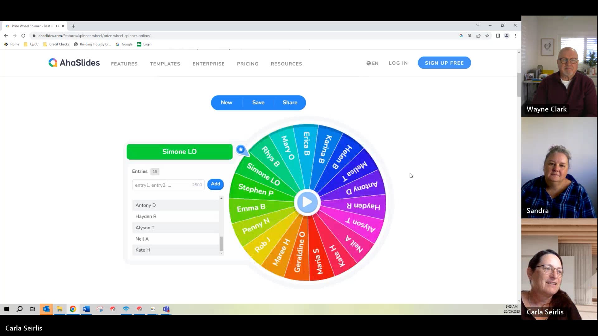 BICB Members Prize Draw